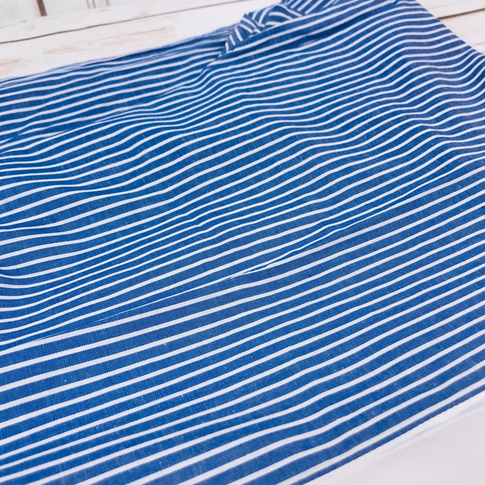 Know One Cares Smocked Stripe Blue/White Jumpsuit - Picture 5 of 7